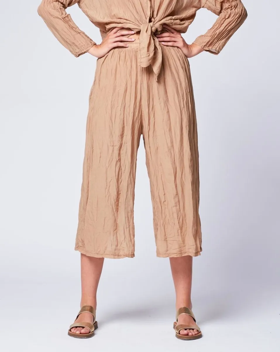 Light Crinkle Palazzo Pant