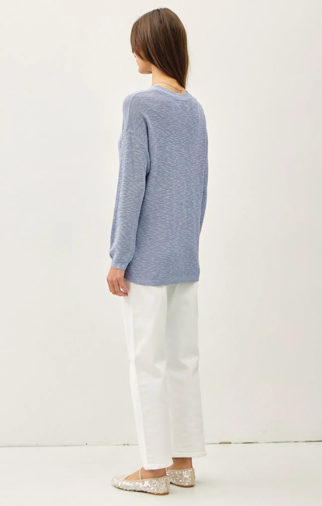 Lillie Cotton Slub Sweater