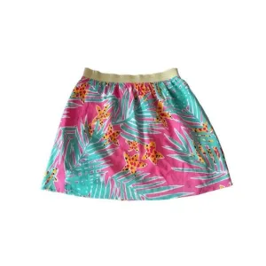 Lilly Pulitzer Womens Multicolor Tropical Leied Coy Mini Skirt Size Medium