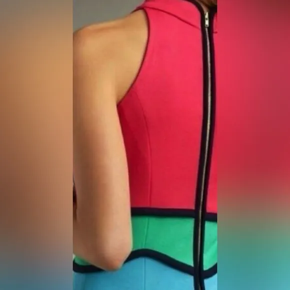 LILY PULITZER NWT (M) MARCI COLOR BLOCK DRESS