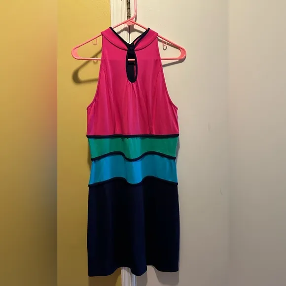 LILY PULITZER NWT (M) MARCI COLOR BLOCK DRESS