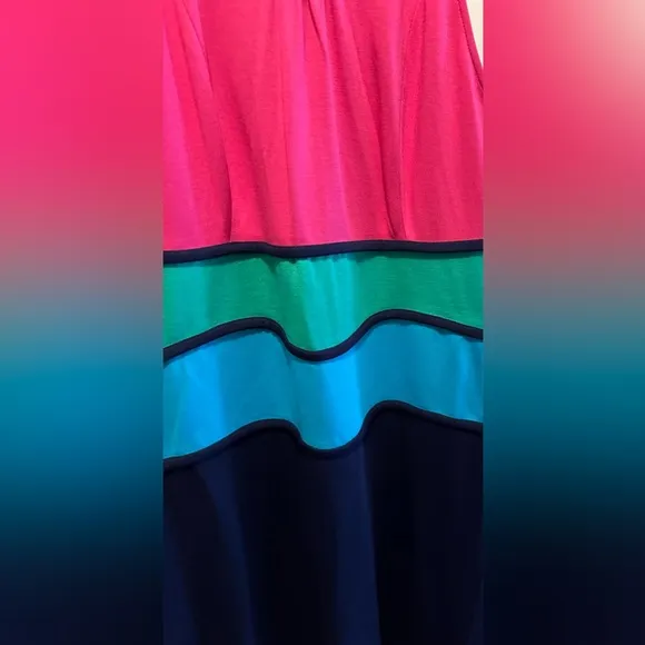 LILY PULITZER NWT (M) MARCI COLOR BLOCK DRESS