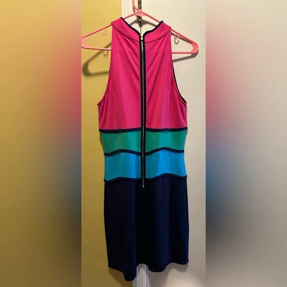 LILY PULITZER NWT (M) MARCI COLOR BLOCK DRESS