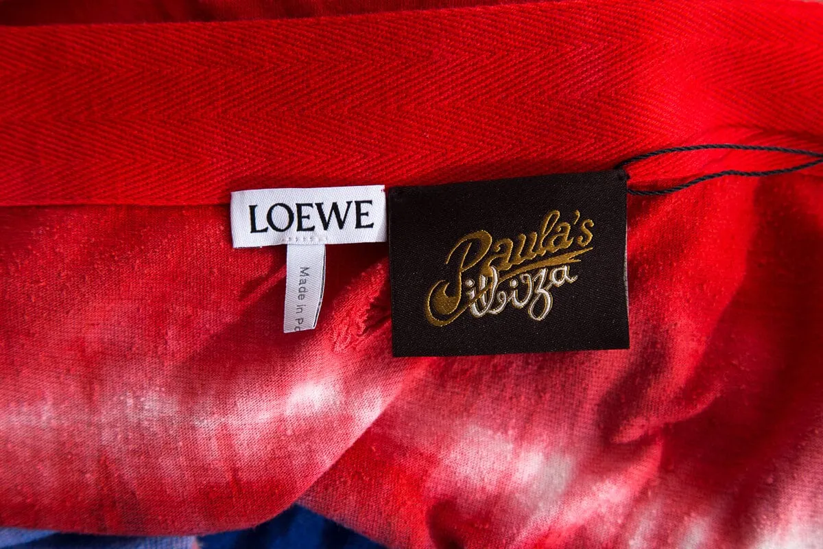 Loewe Tye Dye Wrap Skirt SZ L