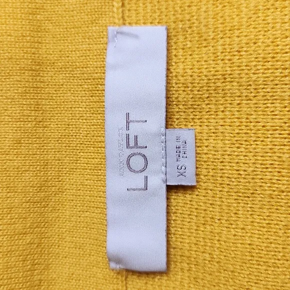 LOFT, ANN TAYLOR, Fall, Winter, Knitted Mini Skirt, Wool Blend Mustard Yellow