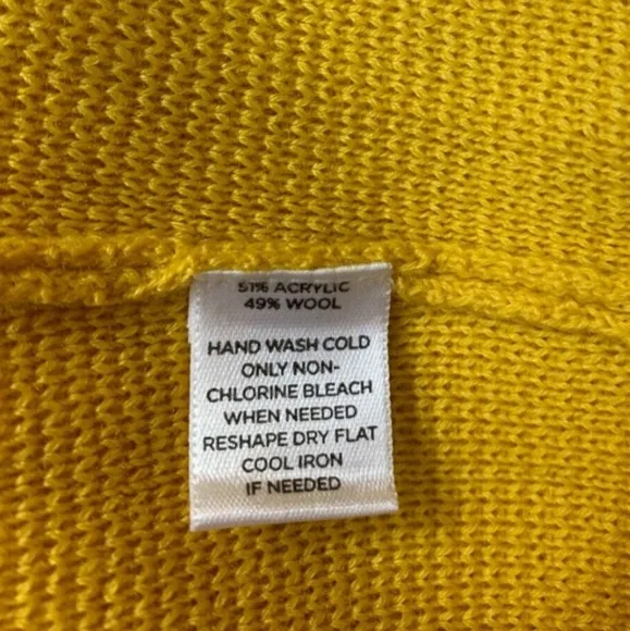 LOFT, ANN TAYLOR, Fall, Winter, Knitted Mini Skirt, Wool Blend Mustard Yellow