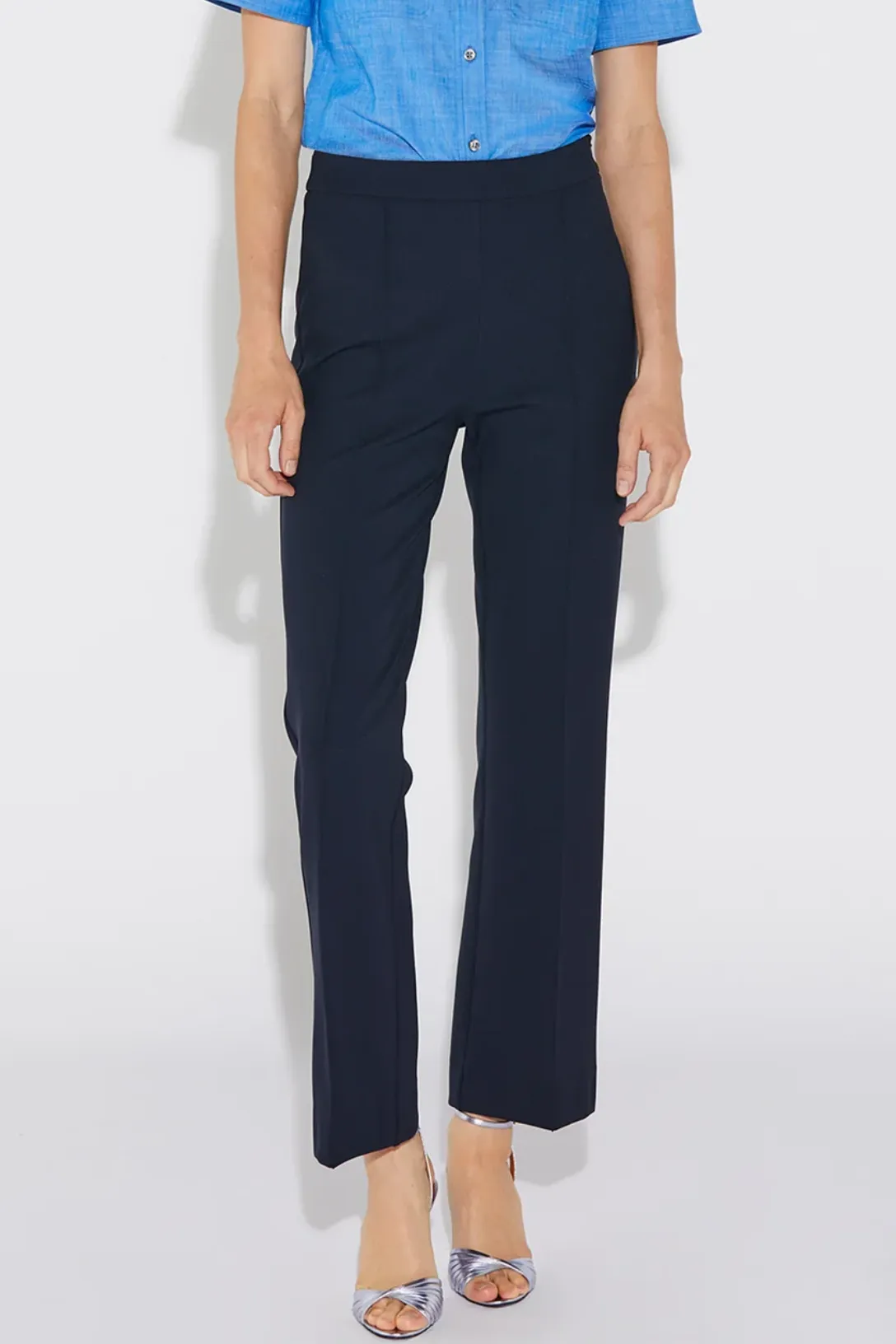 Lola Crop Pant | Navy