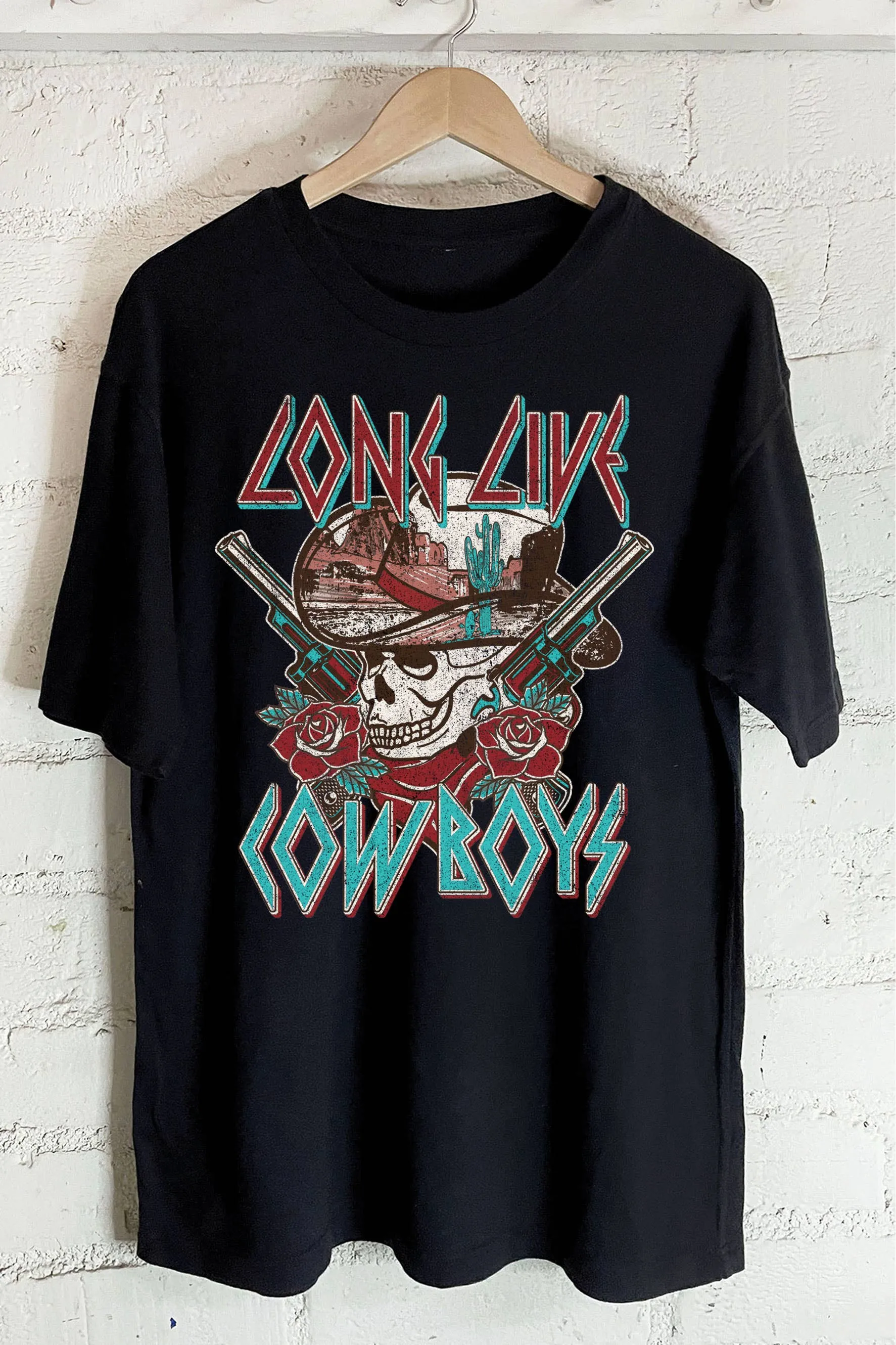 LONG LIVE COWBOYS SKULL