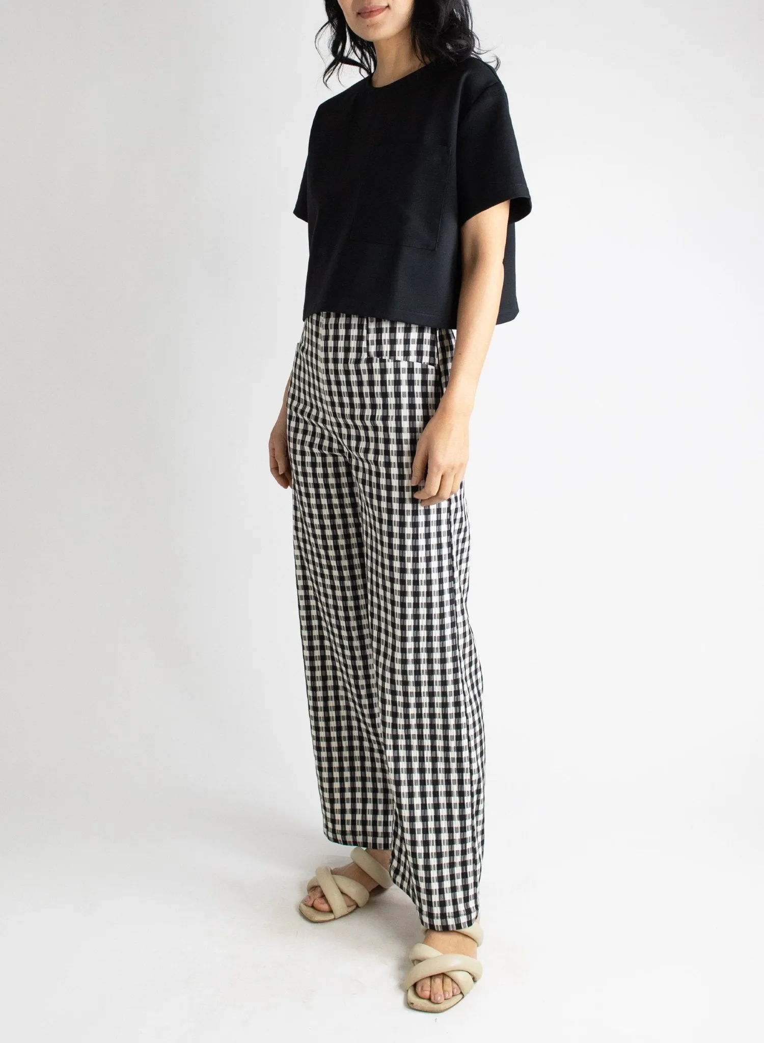 Long Odette Pant - Gingham