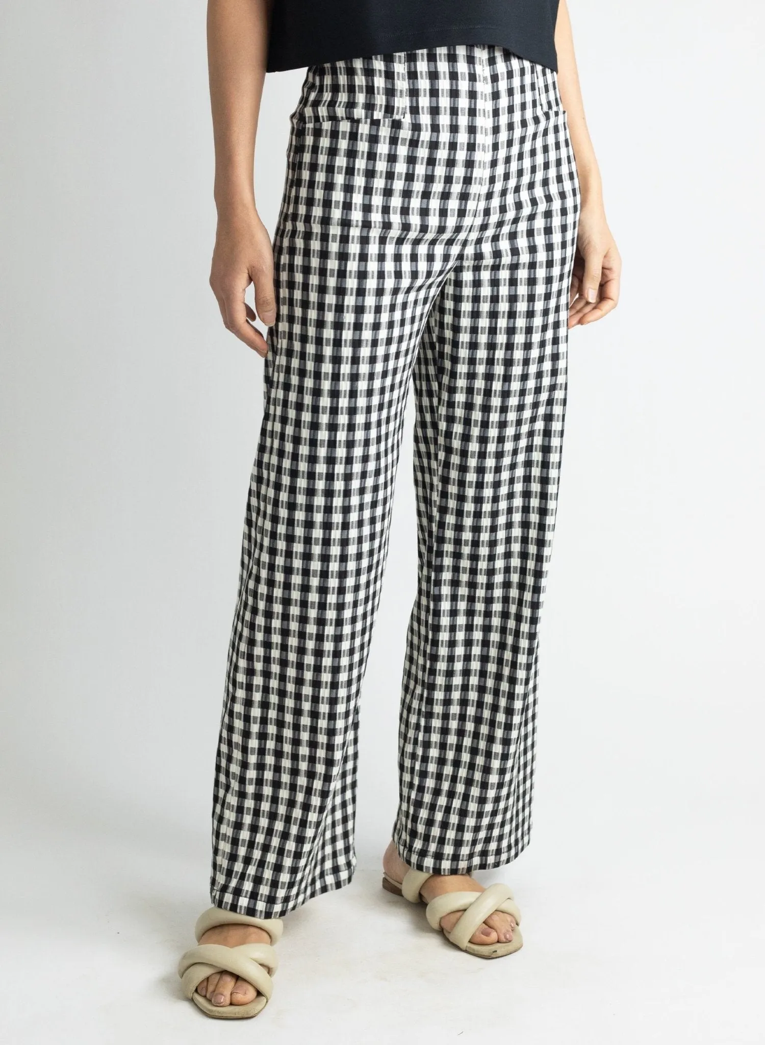 Long Odette Pant - Gingham