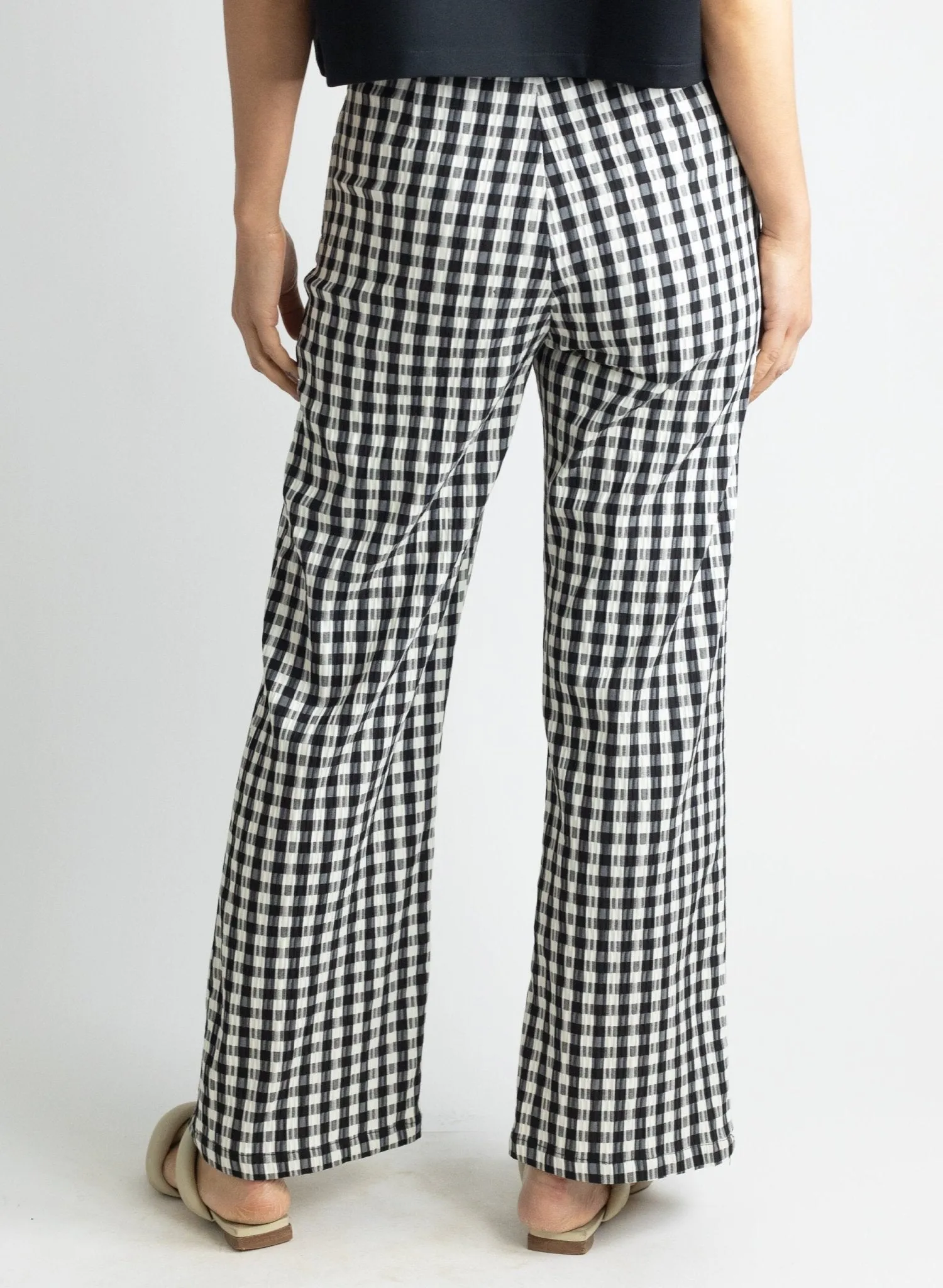 Long Odette Pant - Gingham