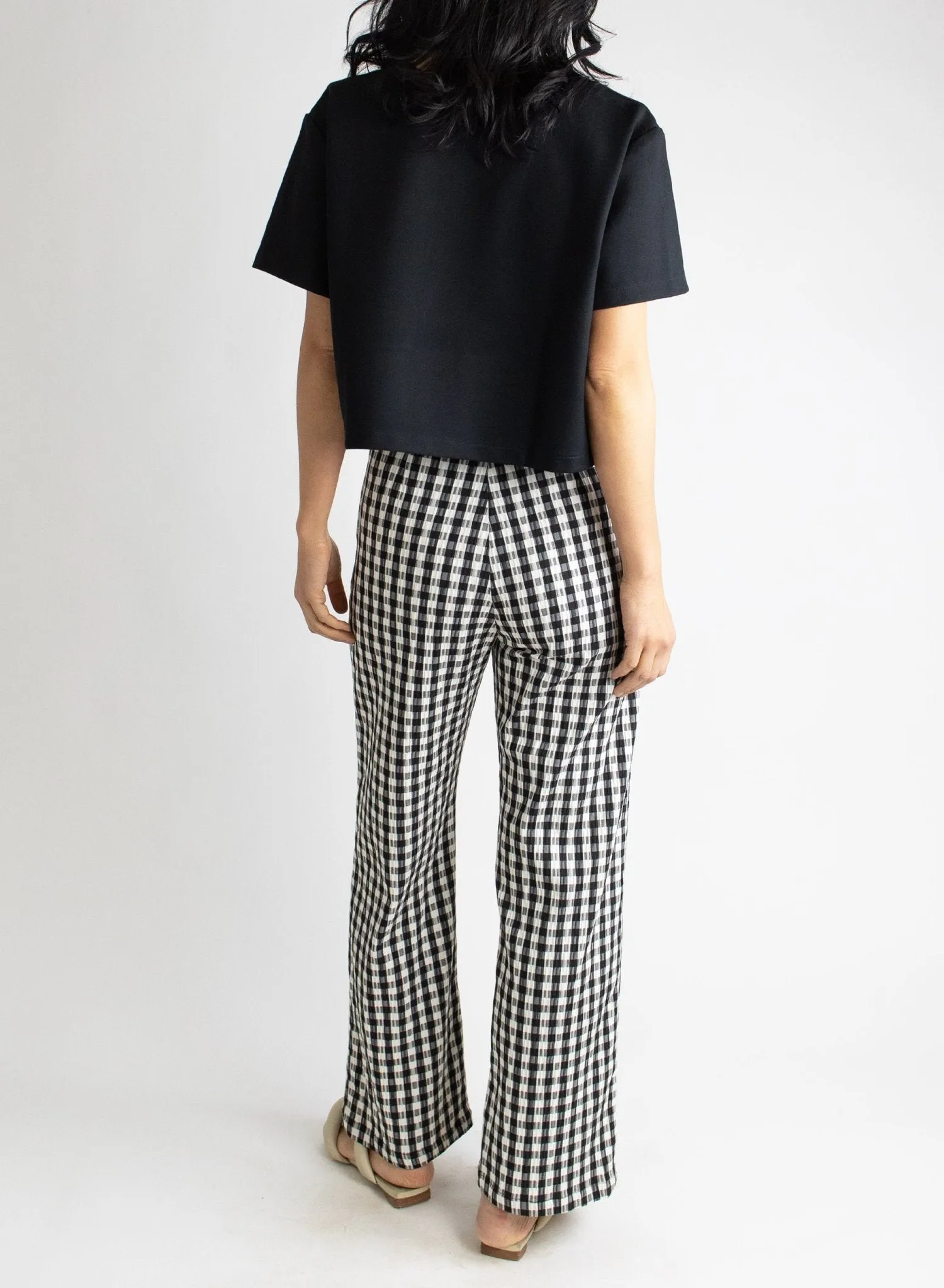 Long Odette Pant - Gingham