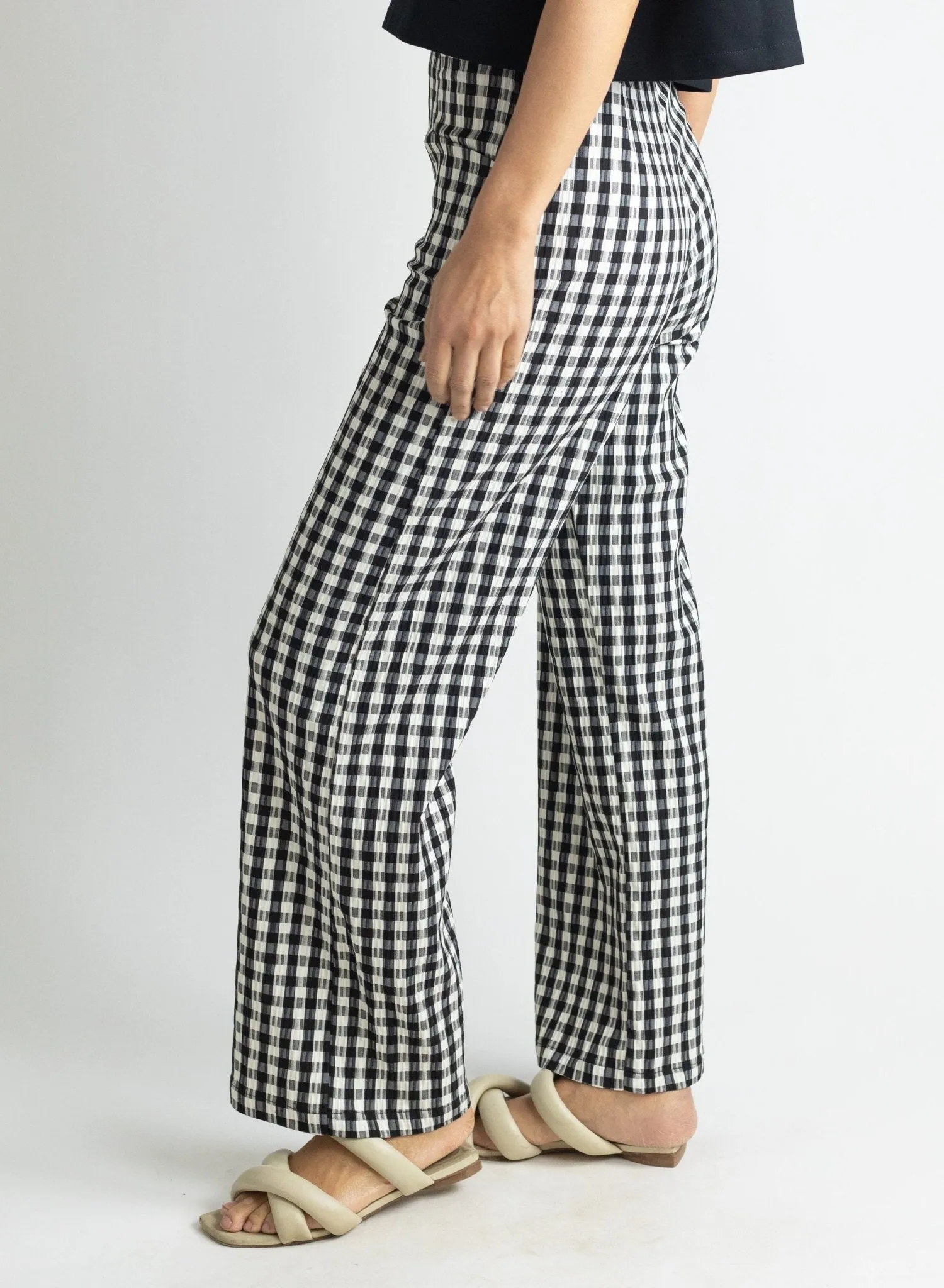Long Odette Pant - Gingham