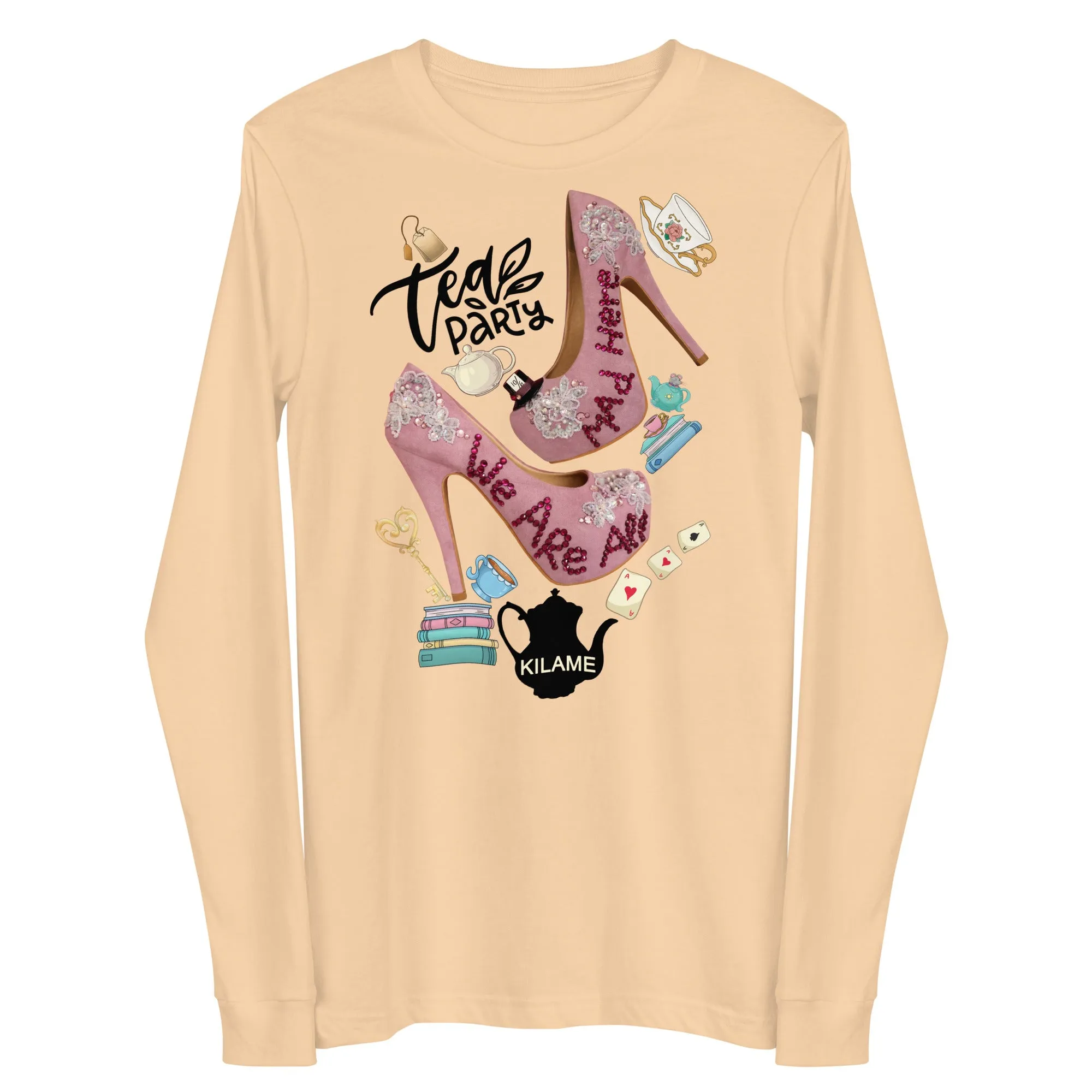 Long Sleeve Tee 'Tea Party'