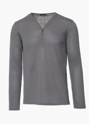 LONG-SLEEVED HENLEY