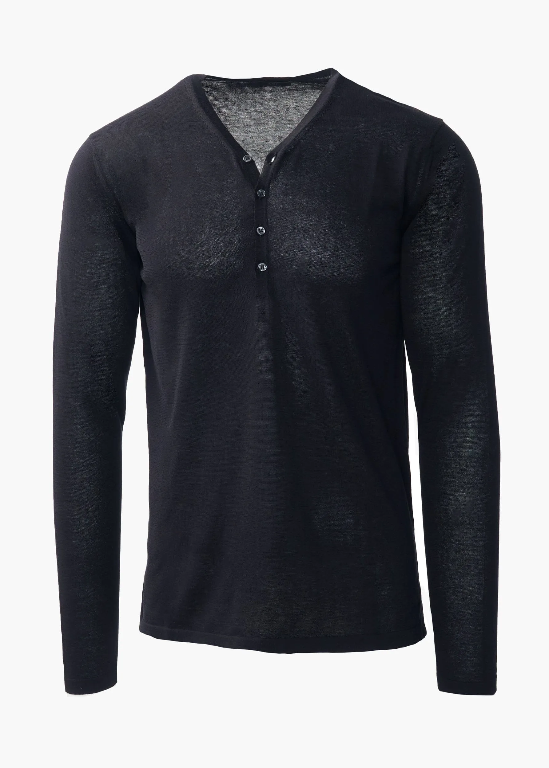LONG-SLEEVED HENLEY
