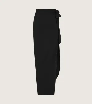 Long UPF 50  Sarong - Black