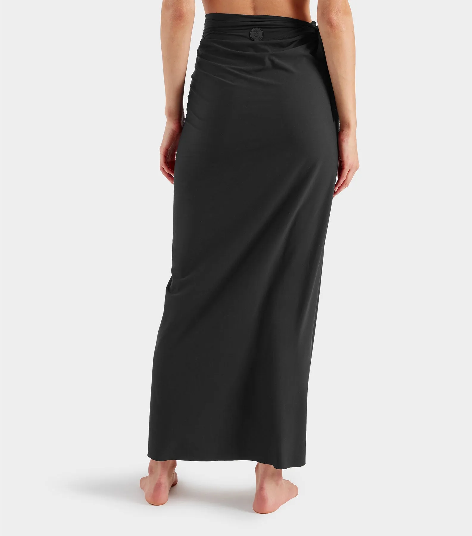 Long UPF 50  Sarong - Black