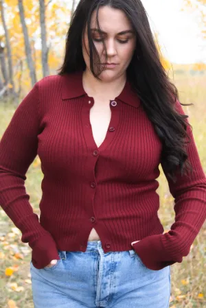 Loretta Collared Cardigan