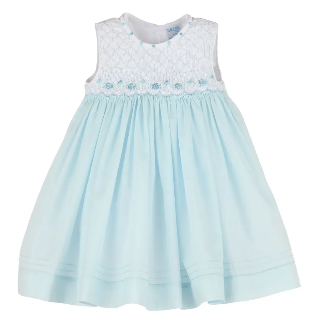 Luli & Me Combo Smocked Dress