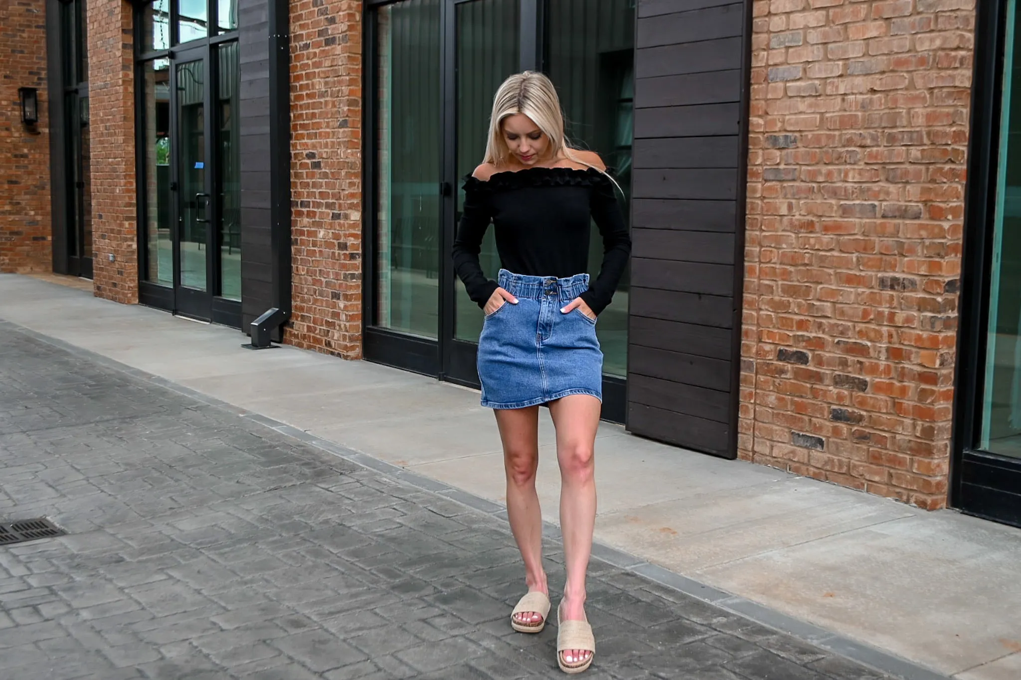 Lyla Denim Mini Skirt