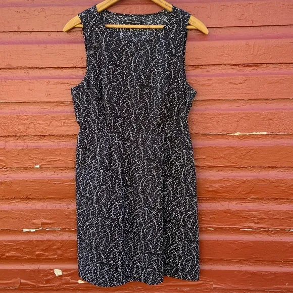 Madewell Broadway &amp; Broome Cotton Black &amp; White Print Mini Dress Women's Size 6