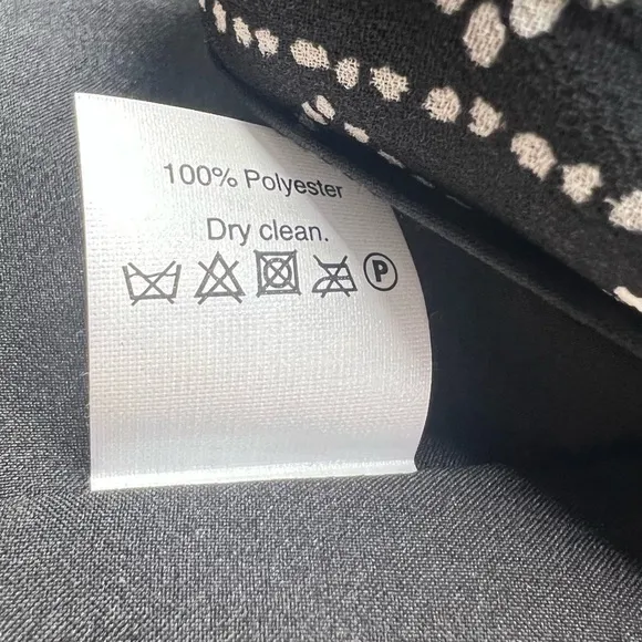 Madewell Caravan Black &amp; White Geometric Printed Flowy Mini Skirt XL NWT
