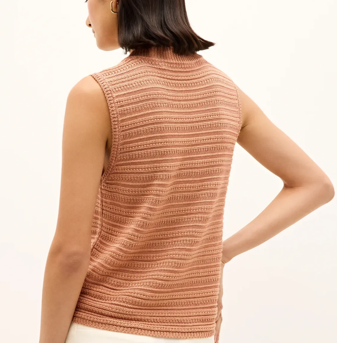 Marie Oliver - Nev Sleeveless Knit Top - Nectarine