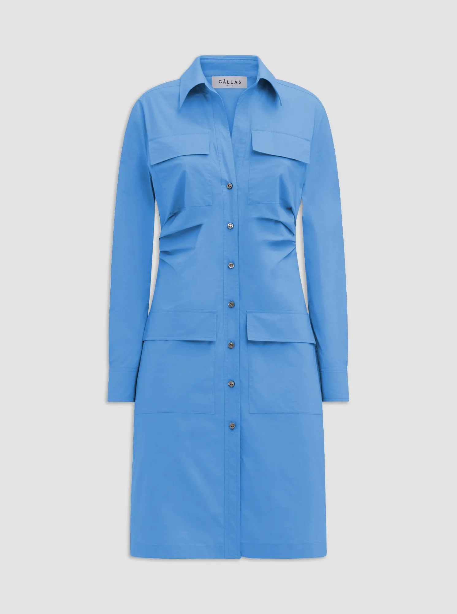 MARRAKECH Shirt dress Blue Sea