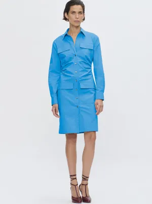 MARRAKECH Shirt dress Blue Sea