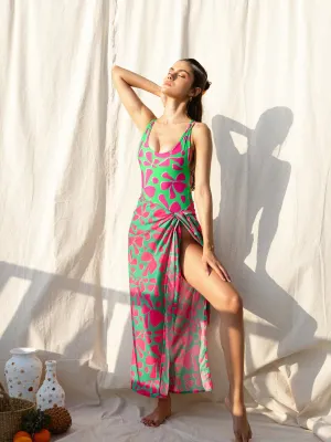 Maxi Wrap Coverup Skirt