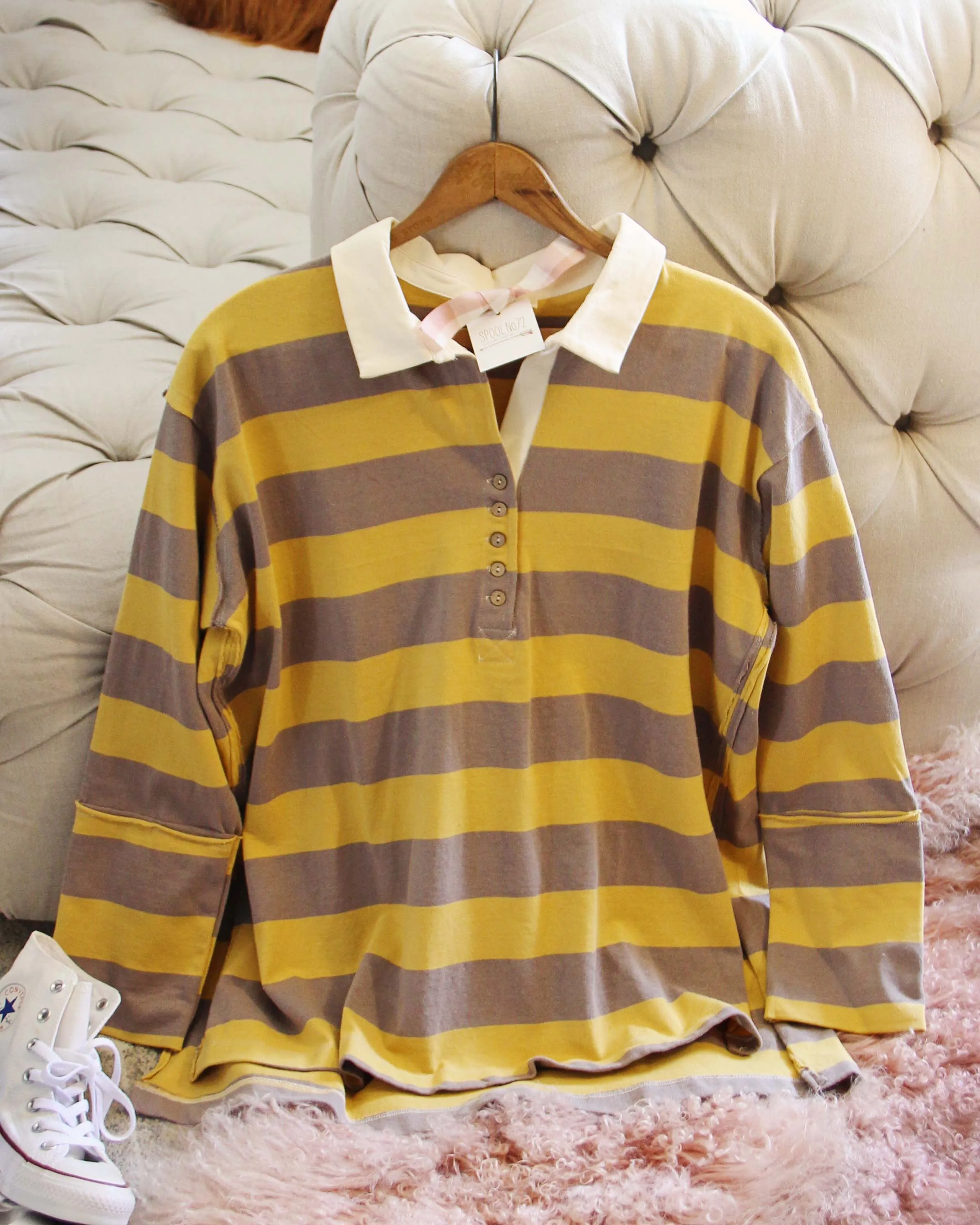 May Flower Henley in Sunflower