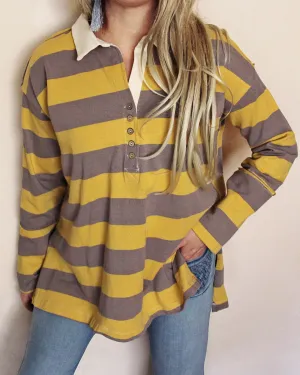 May Flower Henley in Sunflower