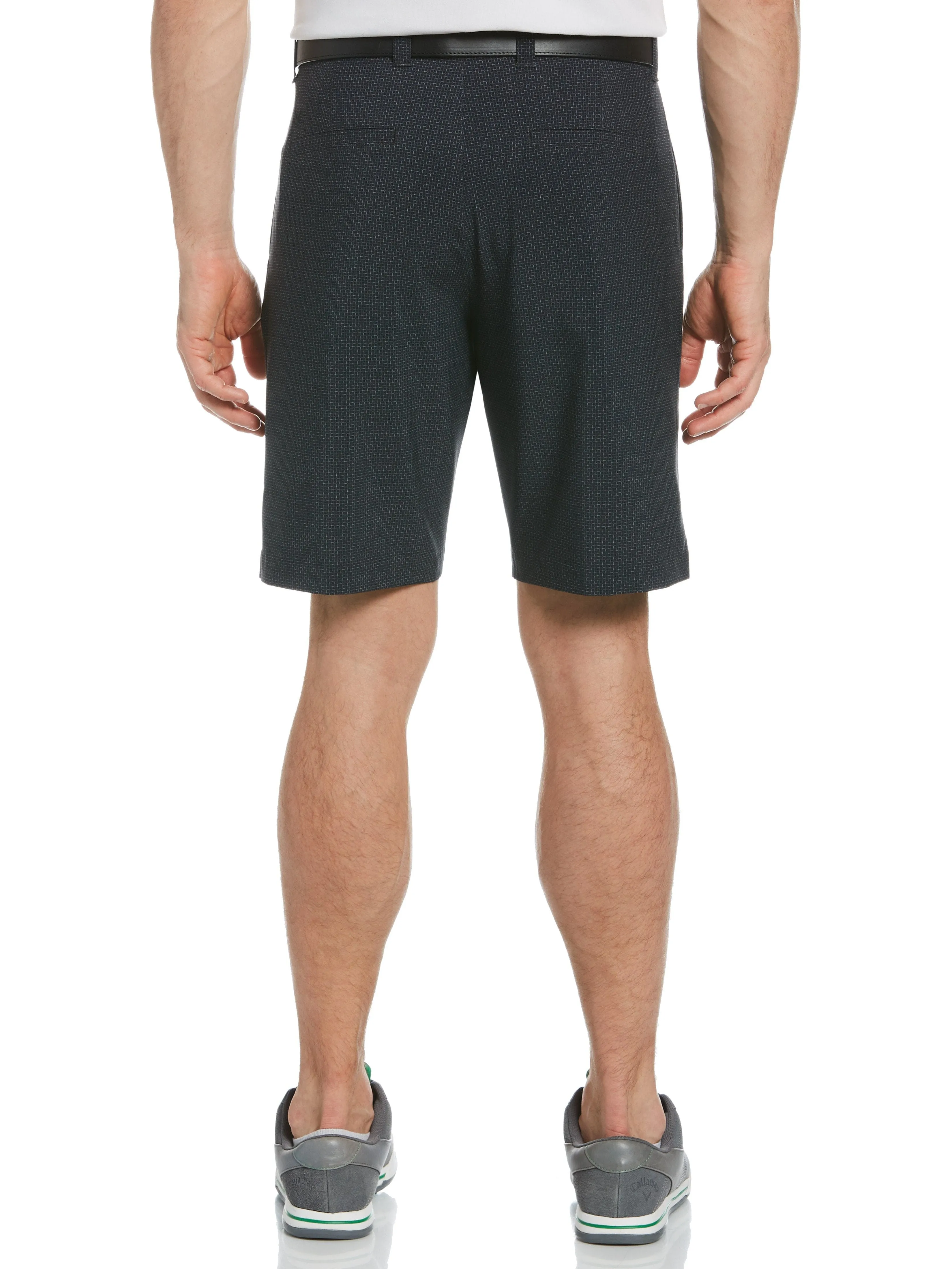 Mens Grid Print Short