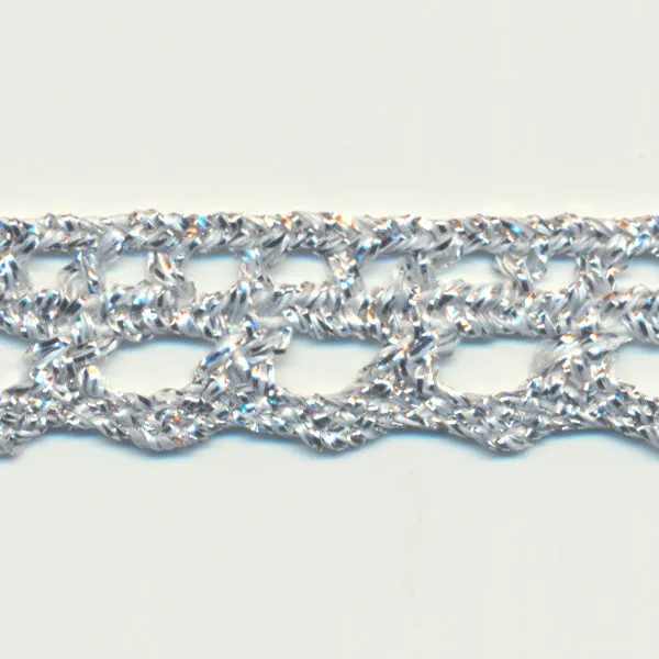 Metallic Trimming Braid #91 Silver