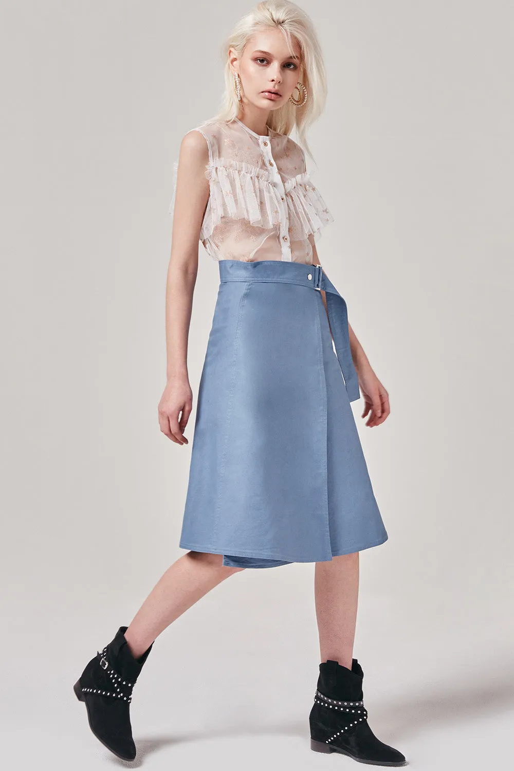 Midi Wrap Skirt