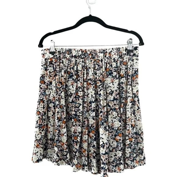 MINKPINK Flowy Floral Ruffled Mini Skirt Sz M