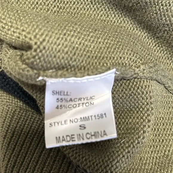 MIOU MUSE SMILE SWEATER - OLIVE-SIZE S