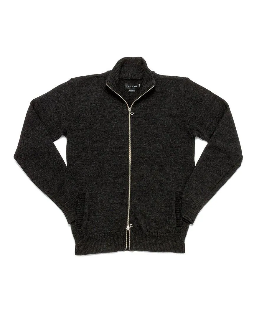 Mockneck Sweater Charcoal Grey