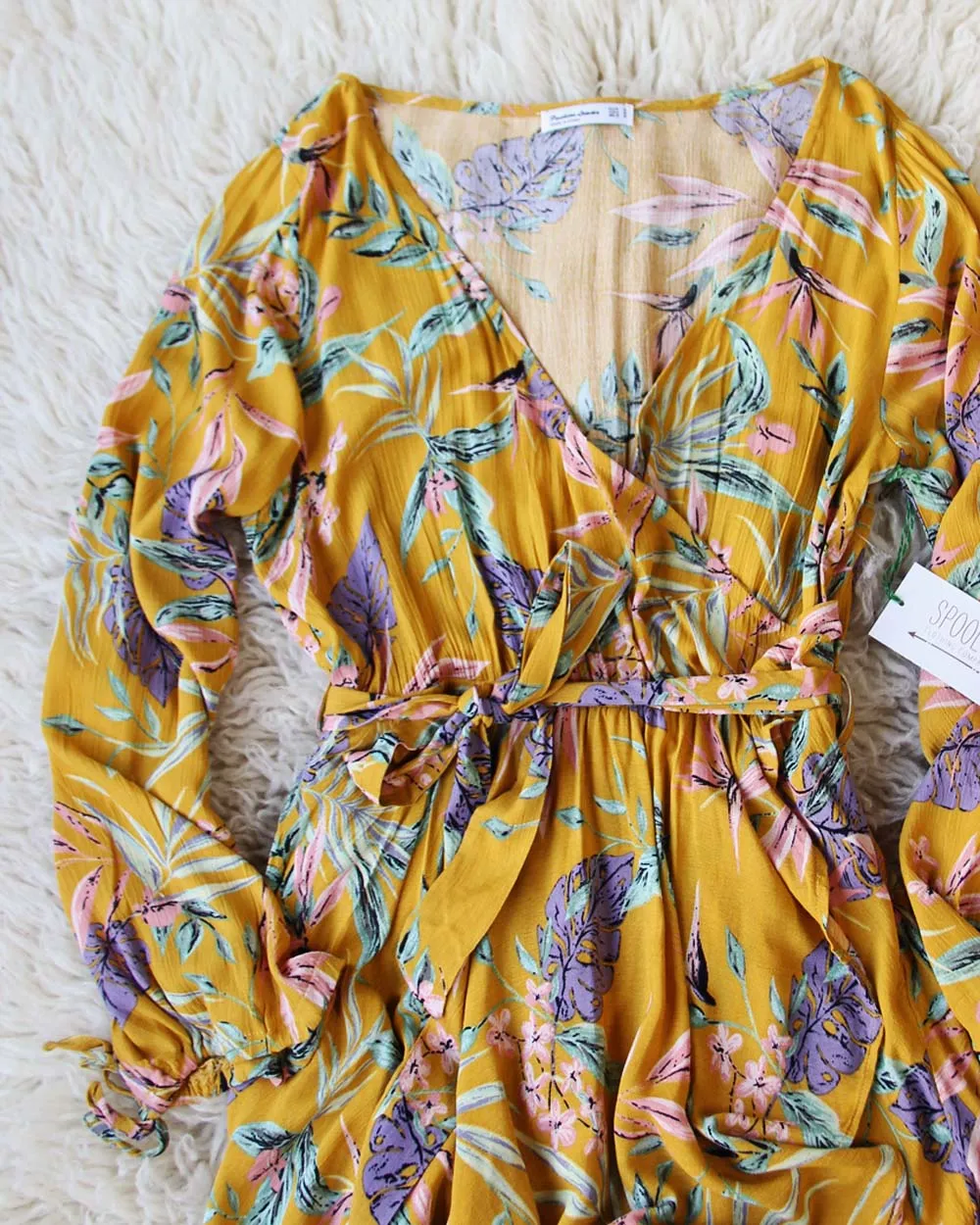 Monstera Leaf Maxi Dress