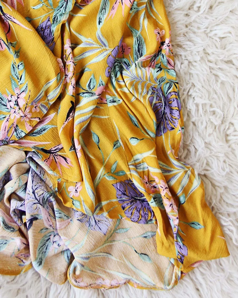 Monstera Leaf Maxi Dress
