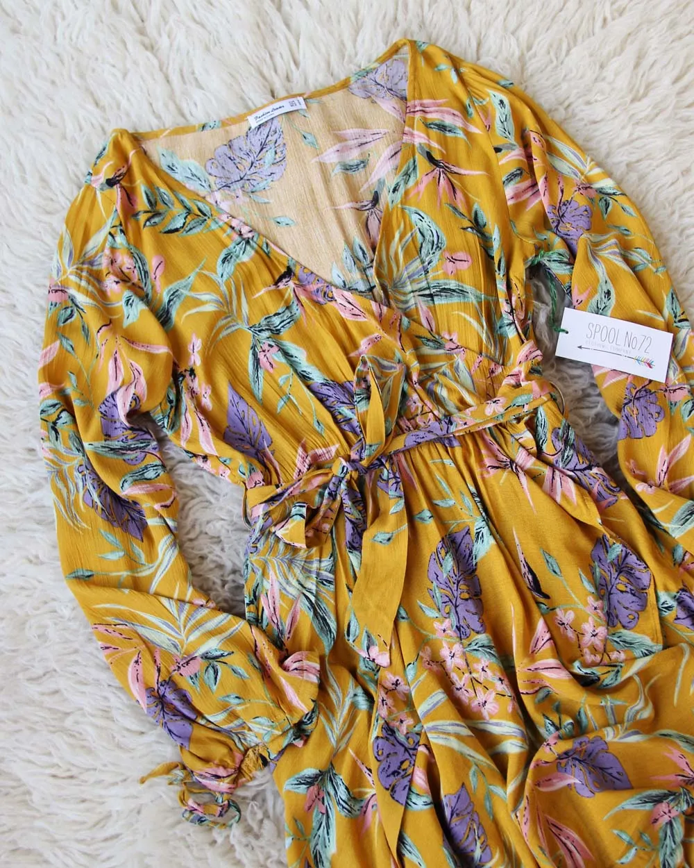 Monstera Leaf Maxi Dress