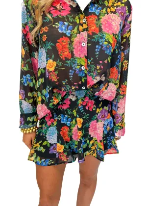 MUMU Skater Mini Skirt