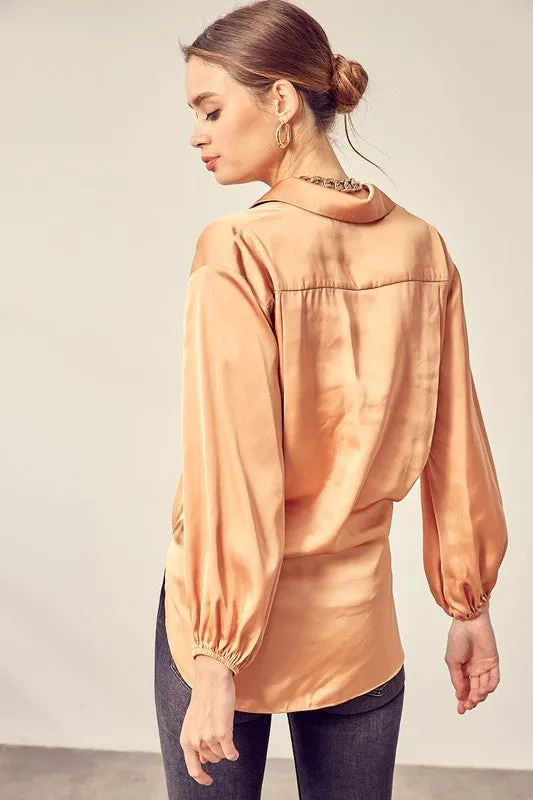 Mustard Seed Junior FRONT TIE SHIRT