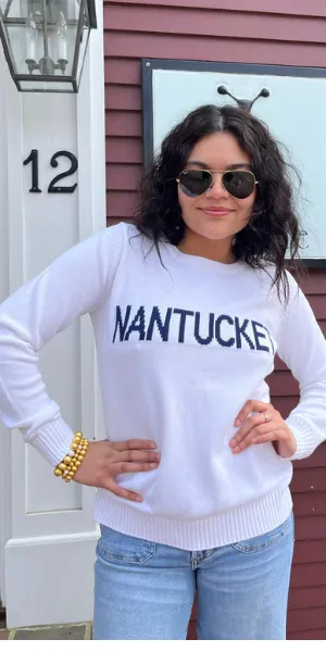 Nantucket Sweater in White