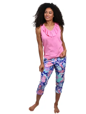 Natalia Capri Pant Blossoms