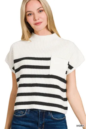 Need We Say More Striped Sweater