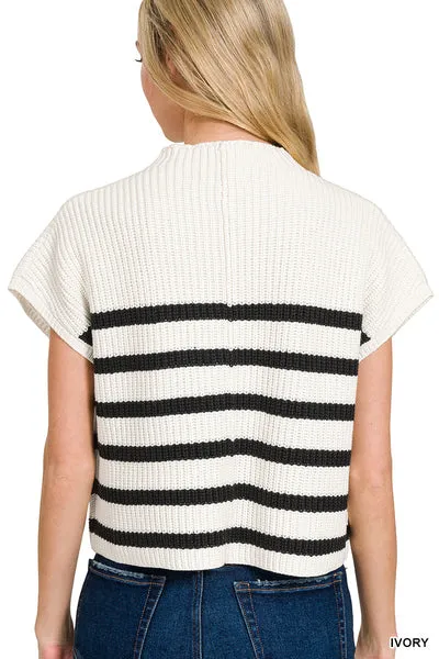 Need We Say More Striped Sweater