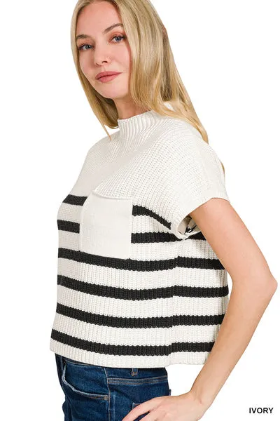 Need We Say More Striped Sweater