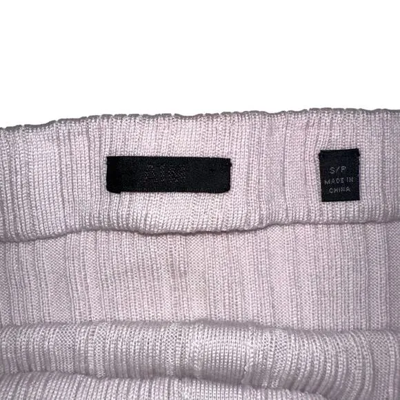 NEW ATM Anthony Thomas Melillo Merino Wool Ribbed Mini Skirt SMALL
